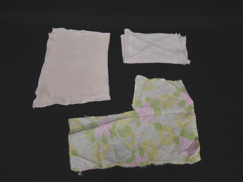 Lot of Vintage Linen's for Crafting Cutters Fabric Cross Stitch Floral Doilies
