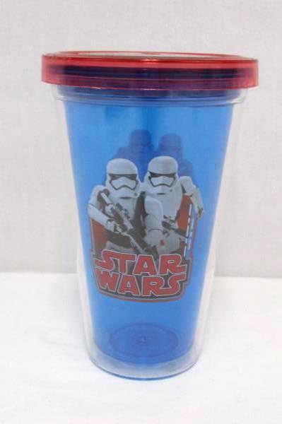 Lot of Star Wars Items Cup Black Vader TShirt & Pajama Pants Size M Ewok Plush