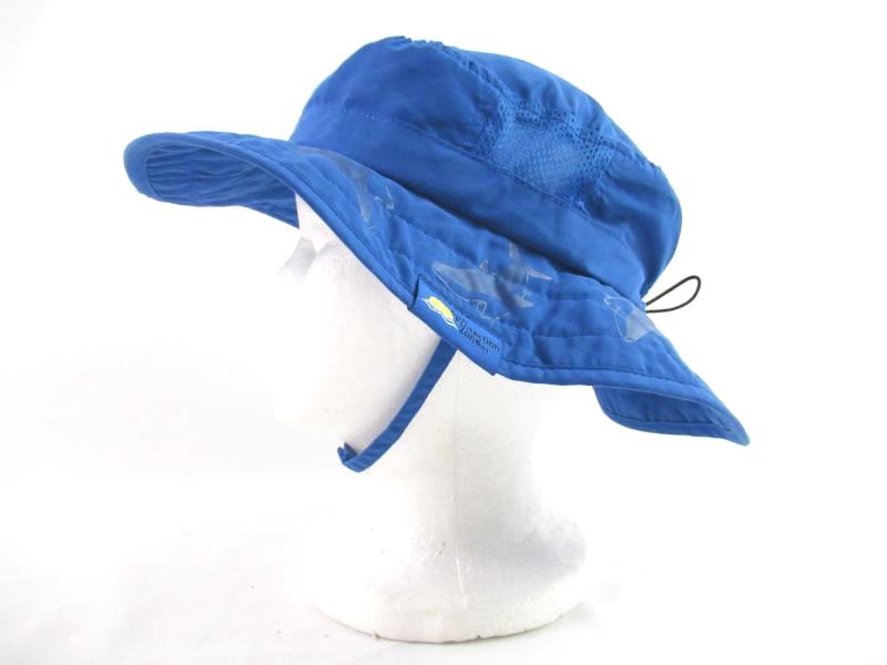 The Sun Protection Zone Blue Sun Bucket Hat 50 SPF One Size Blue Floppy Safari