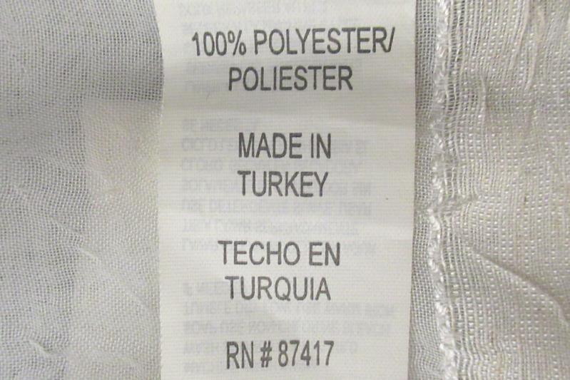 Vintage Style Masters Scarf Valance Curtain Beige Cream Satin Chiffon Sheer