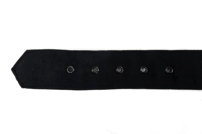 Vintage Astor W. Germany Black Adrian Belt Women's Size 11 Square Buckle