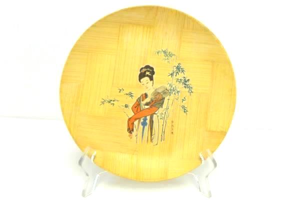 Authentic Unbreakable Bamboo Plate Legend of Hsi-Shih Historical Paintings