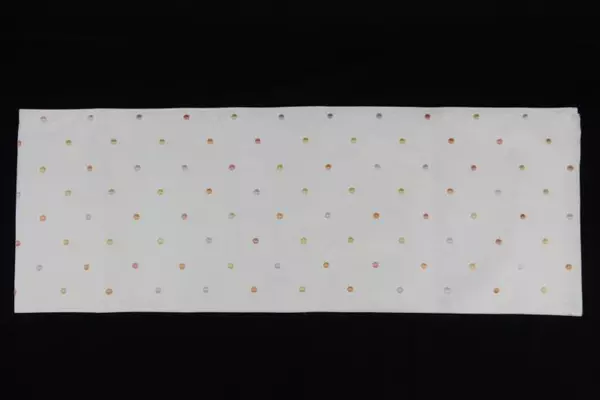 Inspired Treasures Table Runner White Multicolor Polka Dots Summer Party Host