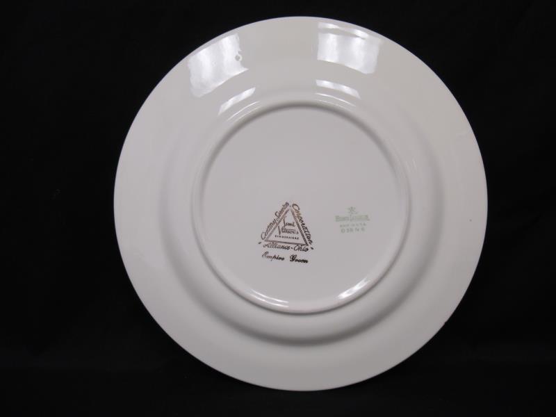 Vtg Homer Laughlin Century Services Corp Semi Vitreous Empire Green Dinner Plate
