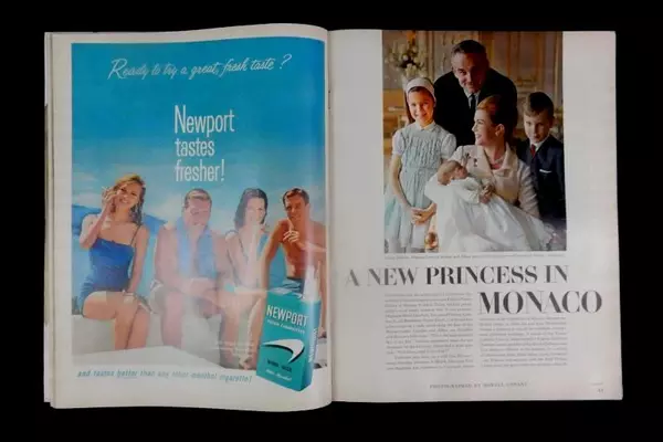 Lot of 2 Vintage Look Magazines 1965 June 1 29 Princess Grace Catholics Birth