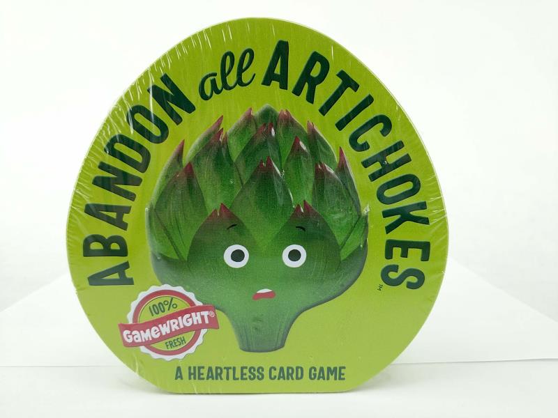 Abandon All Artichokes: A Heartless Card Game from GameWright New Sealed in TIn