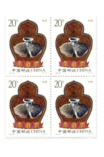 1995-16 China 4 Blocks of 4 Unused Cultural Relics of Tibet Stamps Set MNH