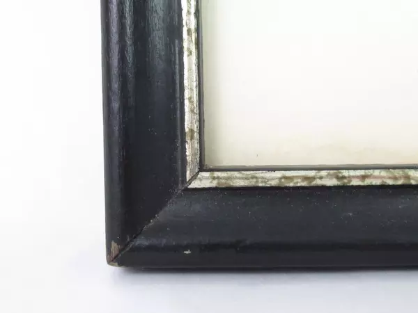 Framed And Matted Asian Print People Crossing A River 17.25" x 13.25"