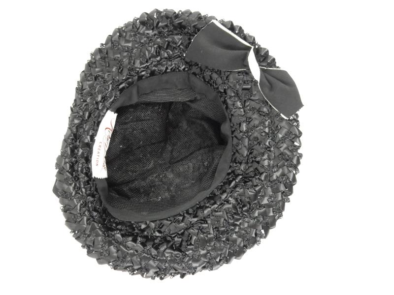 Vintage Robby Ann Creations Hat Black Women's Fedora Hat