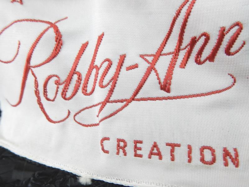 Vintage Robby Ann Creations Hat Black Women's Fedora Hat