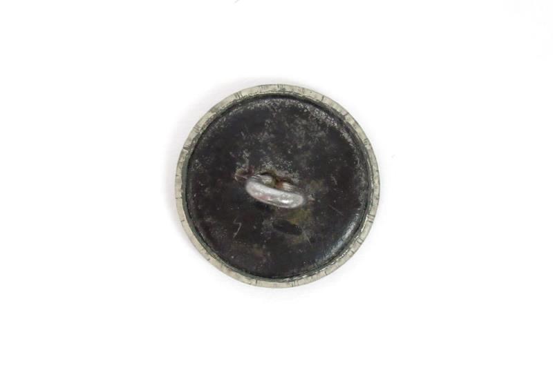 Vintage Brass Picture Shank Button A Young Rip Van Winkle