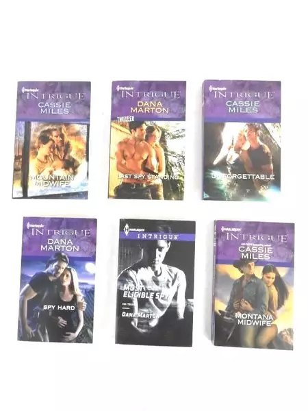 Lot of 6 Harlequin Books Dana Marton Cassie Miles Montana Midwife
