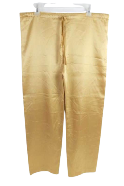 Golden Yellow Women's Halloween Costume Outfit Top Pants Size XS Eastern Themed