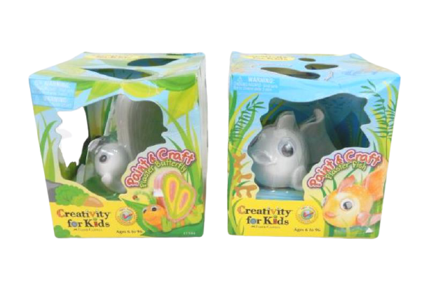 Lot of 2 Creativity For Kids Paint & Craft Kits Butterfly Fish