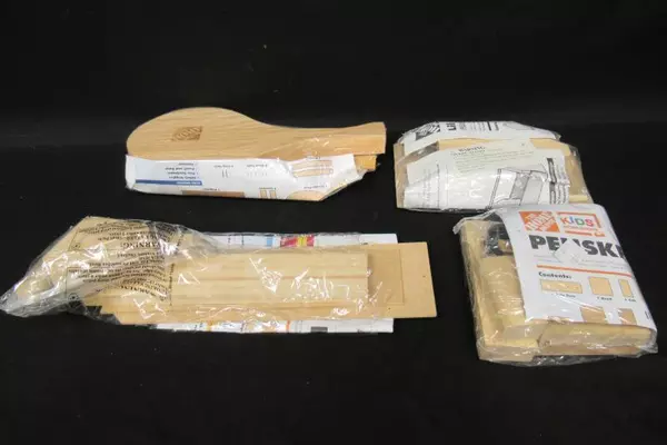 4 Home Depot Wood Craft Kits Helicopter Penske Truck Pencil Holder Toolbox
