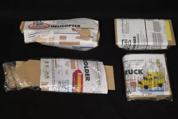4 Home Depot Wood Craft Kits Helicopter Penske Truck Pencil Holder Toolbox