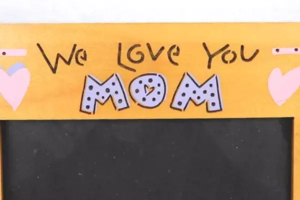 Kathy Davis Collection We Love You Mom With All Our Hearts Picture Frame Wood