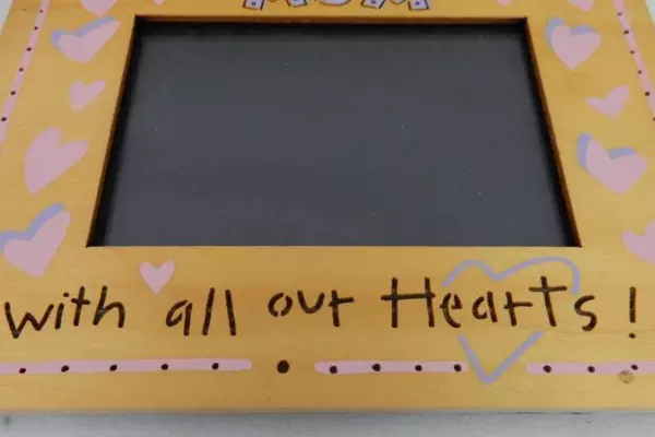 Kathy Davis Collection We Love You Mom With All Our Hearts Picture Frame Wood