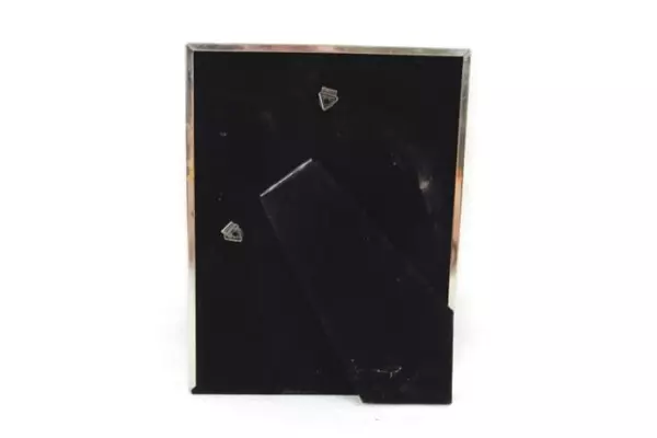 Lot of 2 Silver Toned Table Top Picture Frames GWI Frames 5" X 7" Freestanding