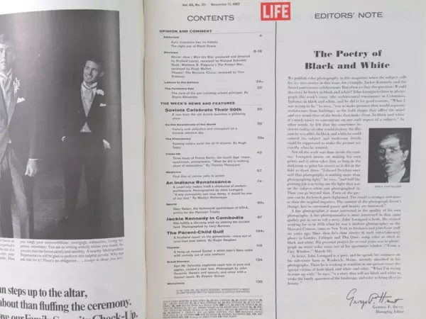 Vintage Life Magazine November 17 1967 Jackie in Cambodia