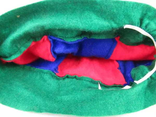 Jester Costume Cap Hat With Gold Bells Red Green Blue Adult Sized Halloween