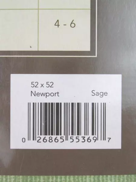 Newport Vinyl Tablecloth PVC Free 52 x 52in Square Green Seats 4