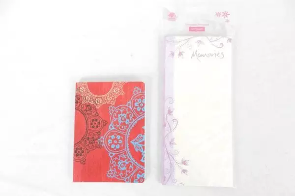 Lot of 4 Notebook Address Books Magnet Notepad Paper Craft Primary Colors Studio