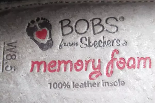 BOBS from Skechers Loafers Memory Foam Leather Insole Brown Flannel Sz W 8.5
