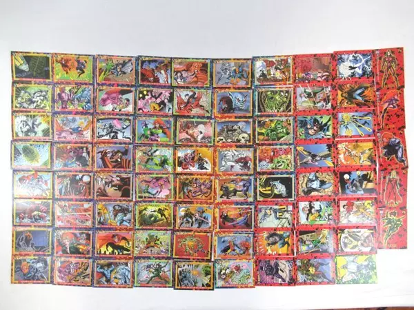 Lot of DC Comics Bloodlines Collectible Trading Cards Set Of 1-78 Sky Box
