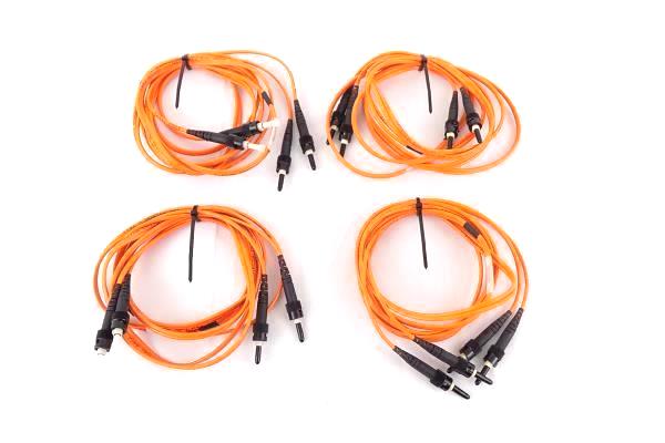 Lot of 4 - NOS - Duplex SC/SC SC to SC 62.5/125 Fiber Optic Cables 2 Meter