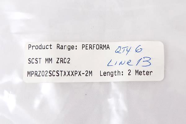 Lot of 4 - NOS - Duplex SC/SC SC to SC 62.5/125 Fiber Optic Cables 2 Meter