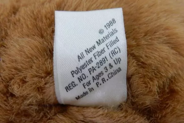 Vintage Sugar Loaf Stuffed Bear Plush Doll Brown Soft Praying Hands