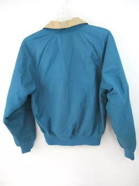 Vintage Columbia Wear Jacket Coat Pullover Dark Teal Tan Lined Women's Medium
