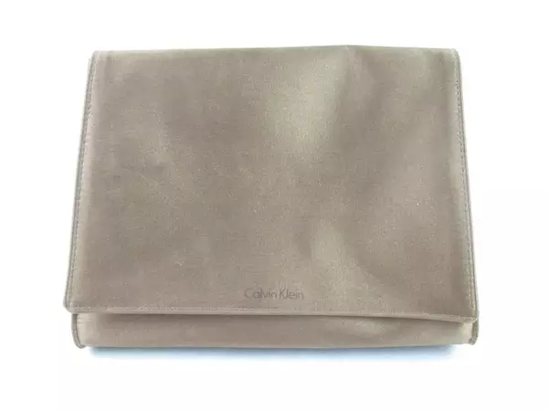 Lot of 2 Vintage Clutch Evening Bags Calvin Klein Brow Red Small