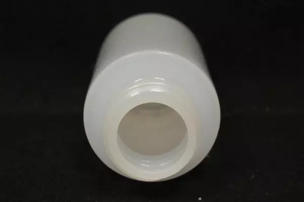 Lot of 12 Empty White Bottles For Custom Items Screw Top Lid Replacement Lids