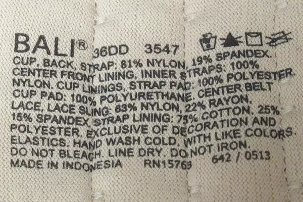 Bali 3547 Tan Beige Underwired Bra Women's Size 36 DD Lace Hook Eye