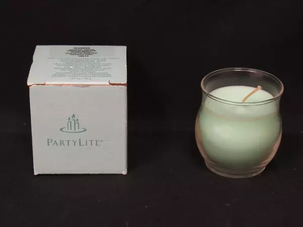 PartyLite Jar Candle G33632 Mountain Waters 3.7oz Mini Barrel Scented