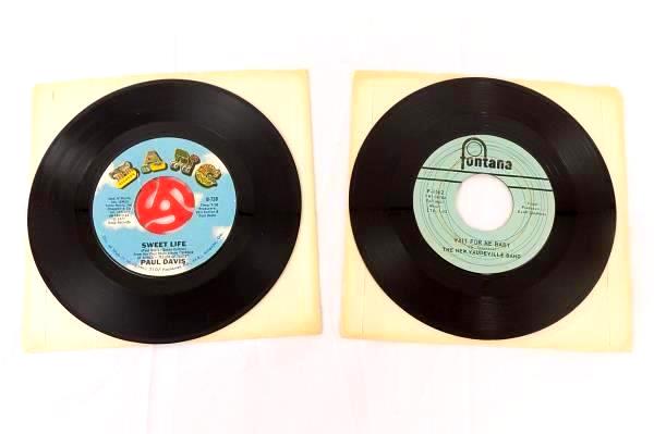 Lot of 5 Original 45's Gibb, Tillotson, New Vaudeville Band, Davis, Singing Nun