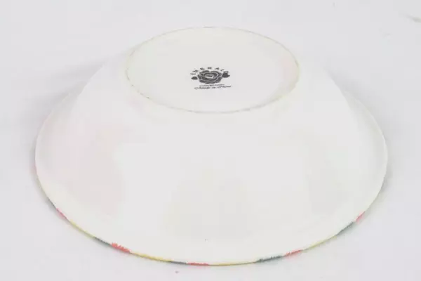 Lot of 5 Blue Chili Peppers Soup Or Cereal Bowls Hand Painted Emerald Collection