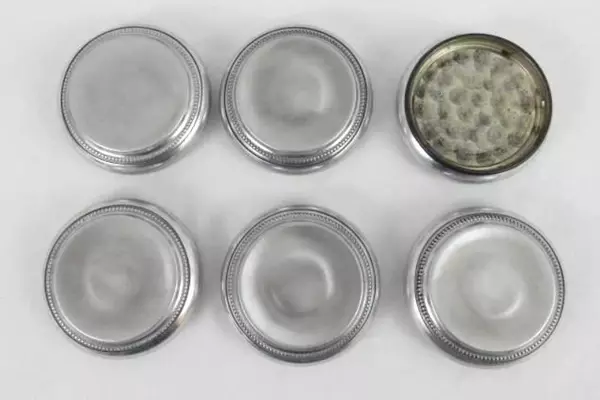 Lot of 6 Metal Coasters With Wildlife Art Round Silver