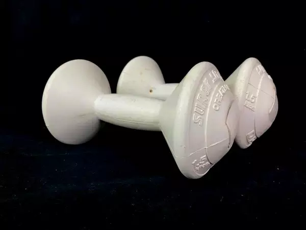 Vintage Pair of DP Princess Smart Belles Hand Weights Dumbbells 3.3 Lbs Each