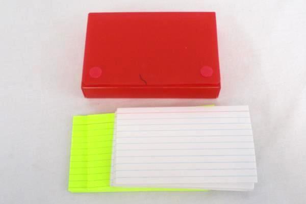 Back To School Supply Lot 1 Inch Avery Binder Index Cards Notebook Paper