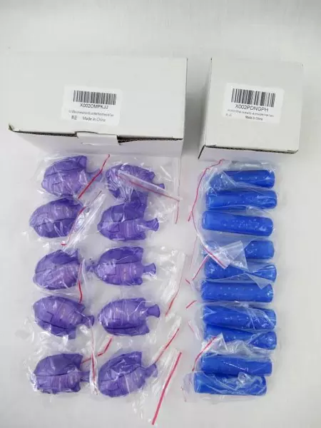 Lot of 20 Pieces Universal Humidifier Fish Tank Cleaner Box Purple Blue