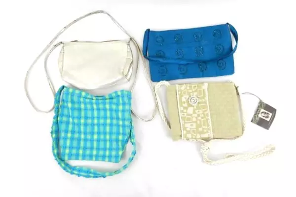 Lot of Four 90's Y2K Handbag Purses Beaded Swanne Sacs Sacred Space