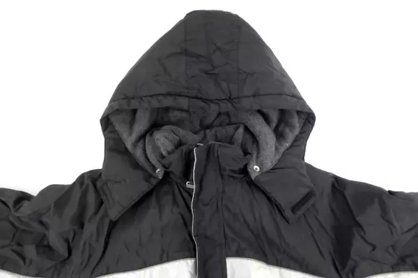 Old Navy Fleece Lined Hooded Jacket Kids' Size 16 Black Gray