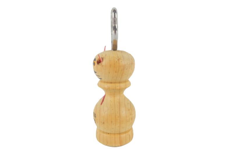 Vintage Wood Bottle Cat Shape PTO Vallarta Mexico Beer Bottle Opener Bar