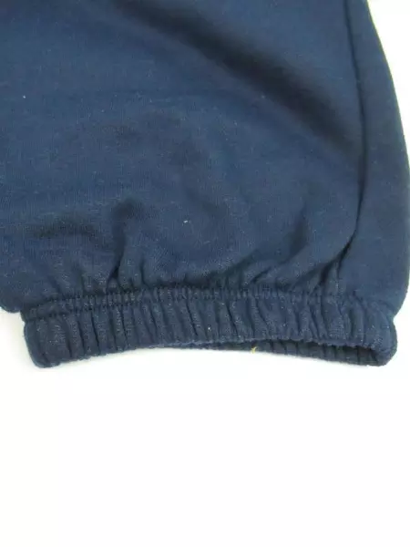 Vintage Blair Women's Cinched Hem Sweatpants Fleece Lined Size Large Navy Blue