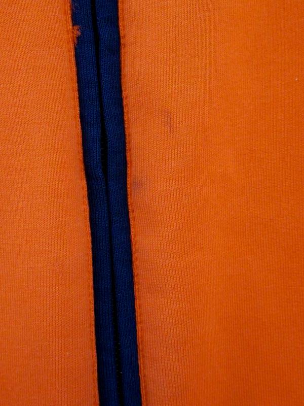 Ralph Lauren L-RL Active Jacket Coat Orange Navy Blue Pockets Women's Size M