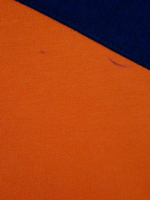 Ralph Lauren L-RL Active Jacket Coat Orange Navy Blue Pockets Women's Size M