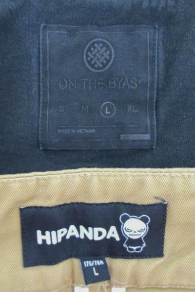 Women's Outfit On The Byas Black T-Shirt Hi Panda Shorts Rainbow Pocket Size L